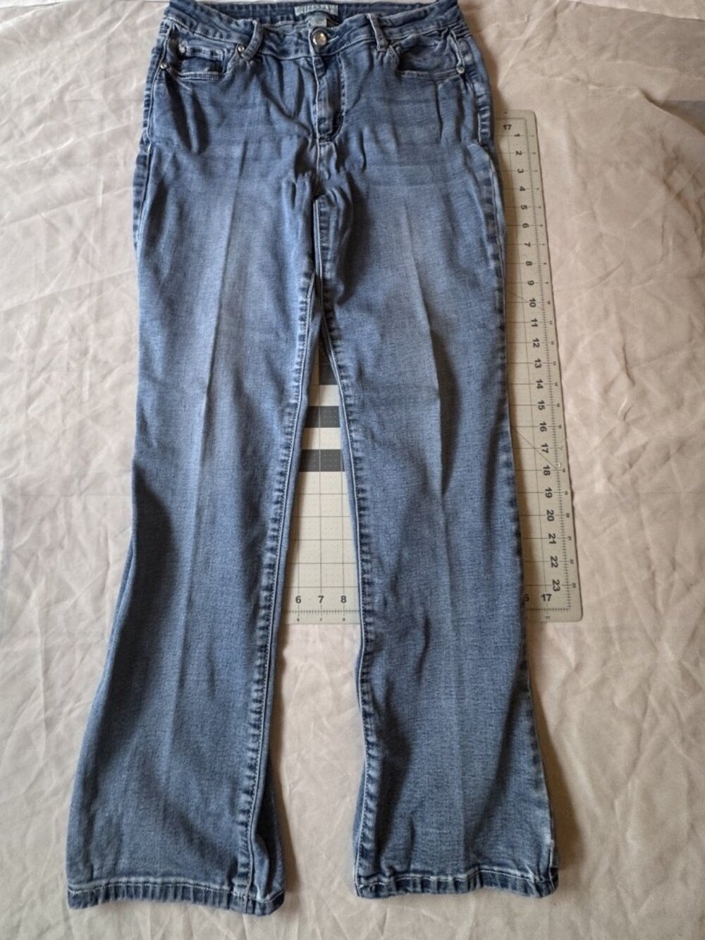 EST 1946 Denim Curvy Embroidered Bootcut Jeans Size 10